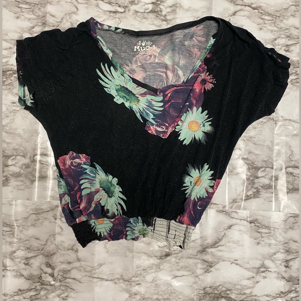 Mudd- Floral Print Blouse